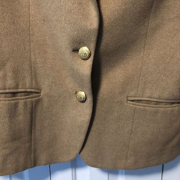 Men's Pure Camel Hair David Lawrence Blazer Jacket Coat 42x24.5" EUC - Picture 2 of 9